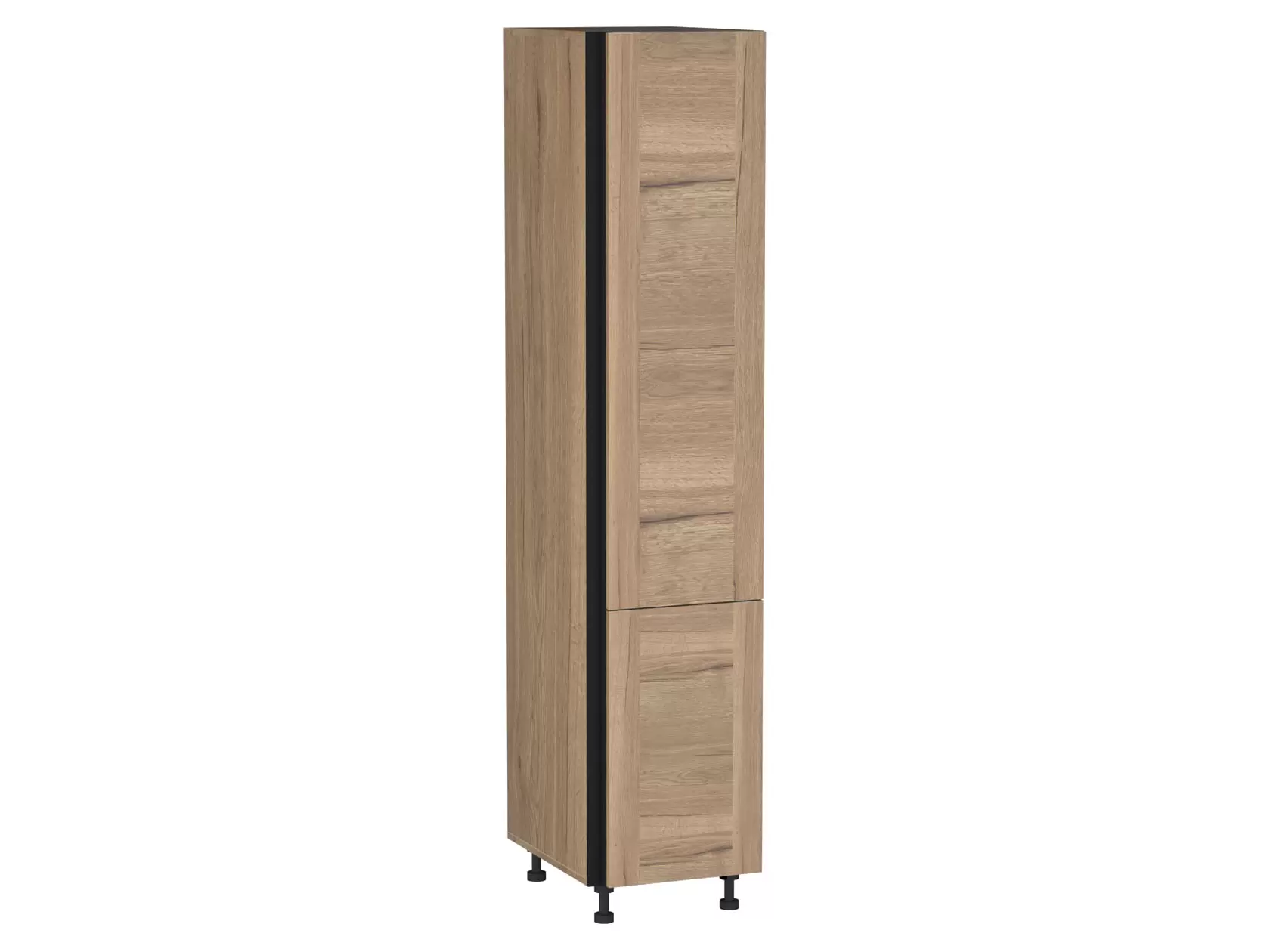 Кухонный гарнитур Сити 320х245 см Дуб Галифакс / Черный Правая