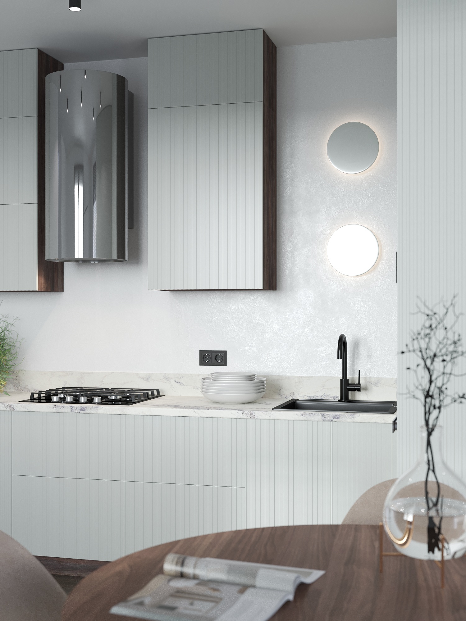 Кухня Сиэль Royal 2800*1800 French Grey МДФ угловая